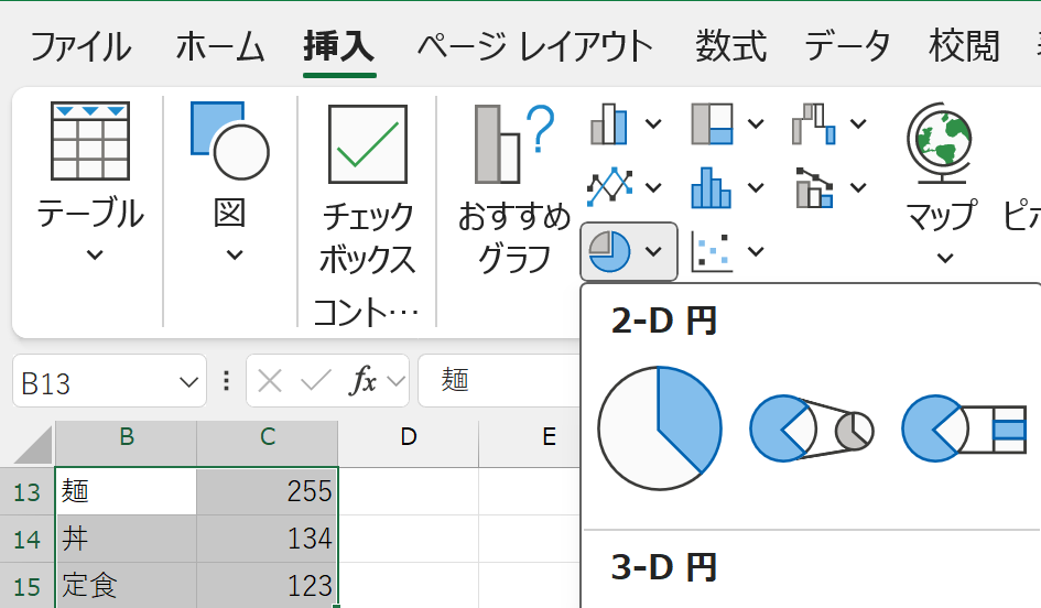 円グラフ